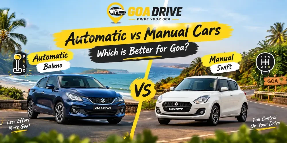 Automatic vs manual cars in Goa