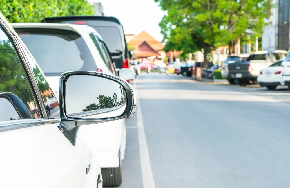 Self-drive car on busy roads in Goa